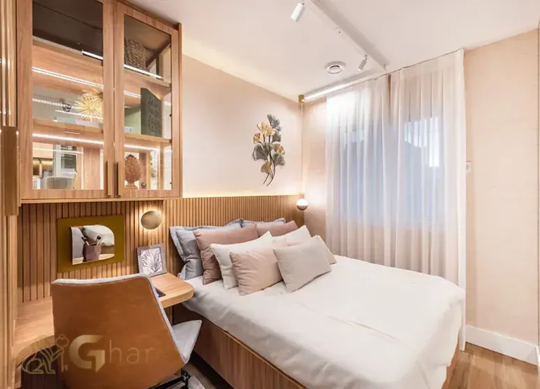 Quarto de casal do decorado Plano&Parque Nabuco Sabiá Cupecê SP