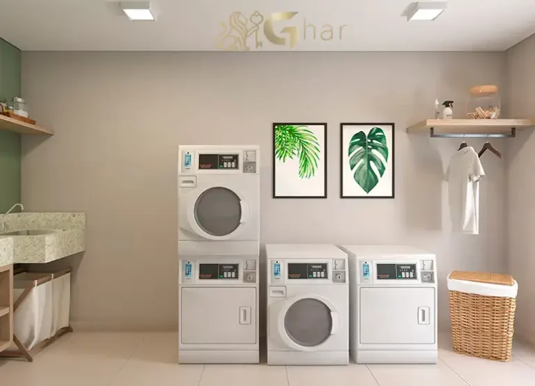 Lavanderia coletiva do Plano&Parque Nabuco Sabiá no Cupecê São Paulo