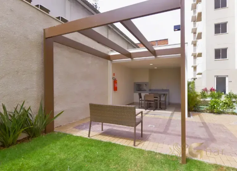 Espaço gourmet com churrasqueira no Plano&Rio Bonito Socorro