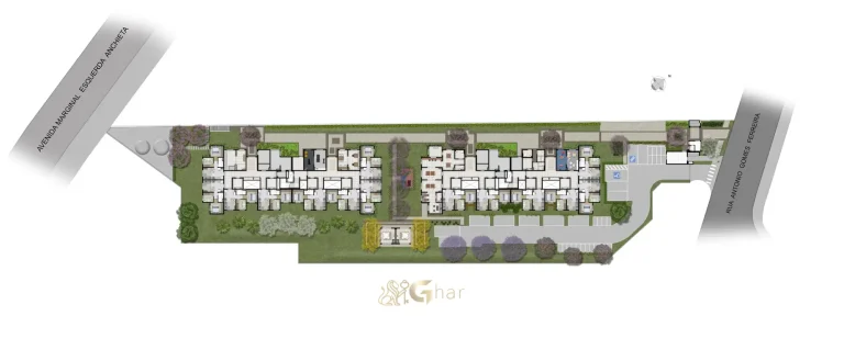 Planta Implantação Térreo E Lazer Antônio Gomes I Plano&Sacomã