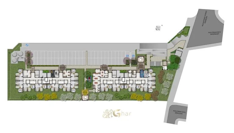 Planta Implantação Condomínio Antônio Gomes III Plano&Sacomã