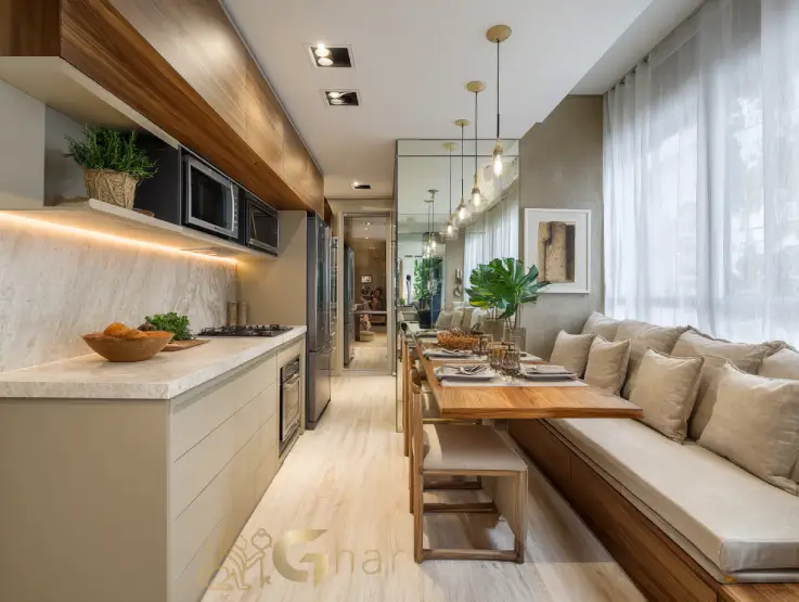 Apartamento decorado sala e cozinha Plano&Vila Leopoldina