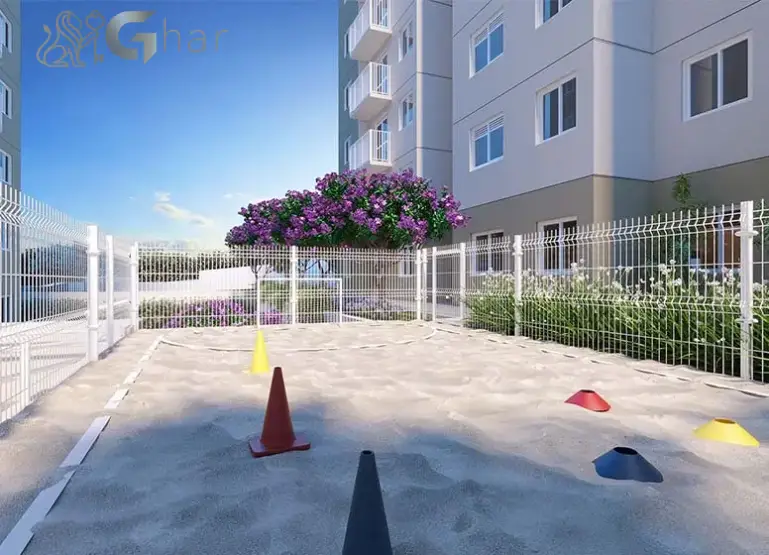 Mini quadra esportiva do condomínio Plano&Vista Cantareira em Pirituba