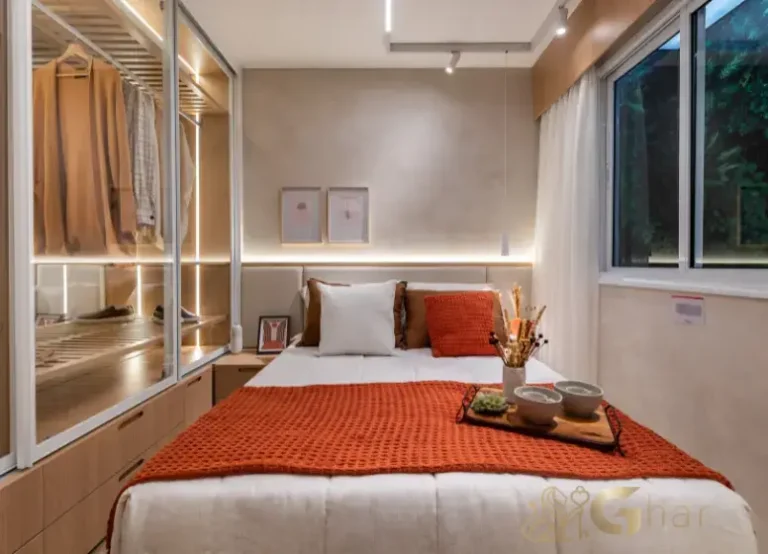 Quarto casal decorado Portal Pacaembu Barra Funda