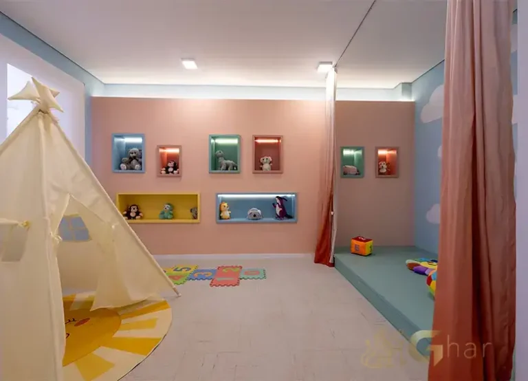 Área infantil da brinquedoteca no Portal Vista da Represa Vila Guarapiranga