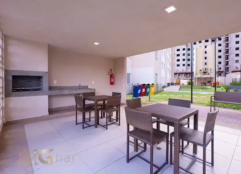 Churrasqueira do condomínio Portal Vista da Represa Vila Guarapiranga em São Paulo