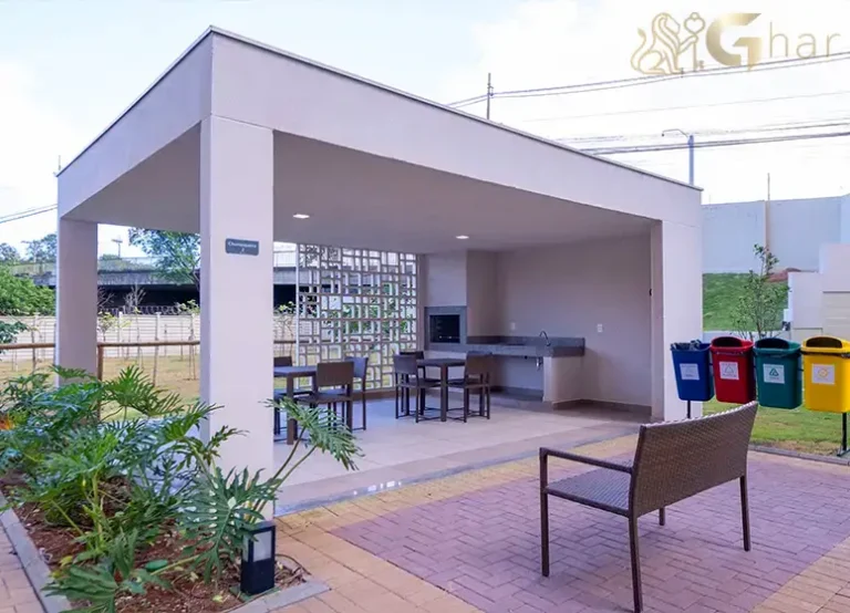 Espaço gourmet com churrasqueira no Portal Vista da Represa Vila Guarapiranga