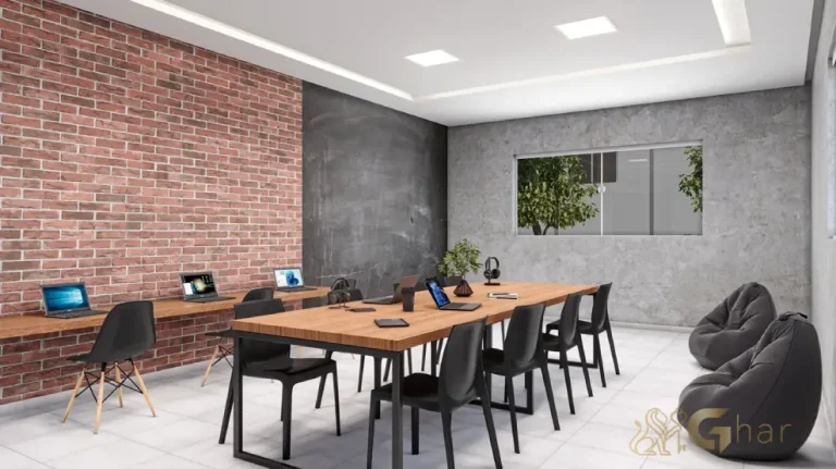 Coworking do Residencial Liviero no Sacomã com espaço funcional para trabalho e estudos