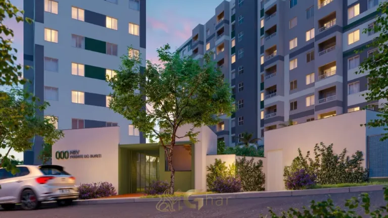 Fachada e portaria do Residencial Poente do Buriti em Pirituba São Paulo