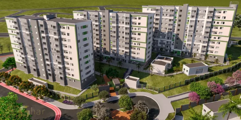 Vista aérea do Residencial Poente do Buriti em Pirituba São Paulo