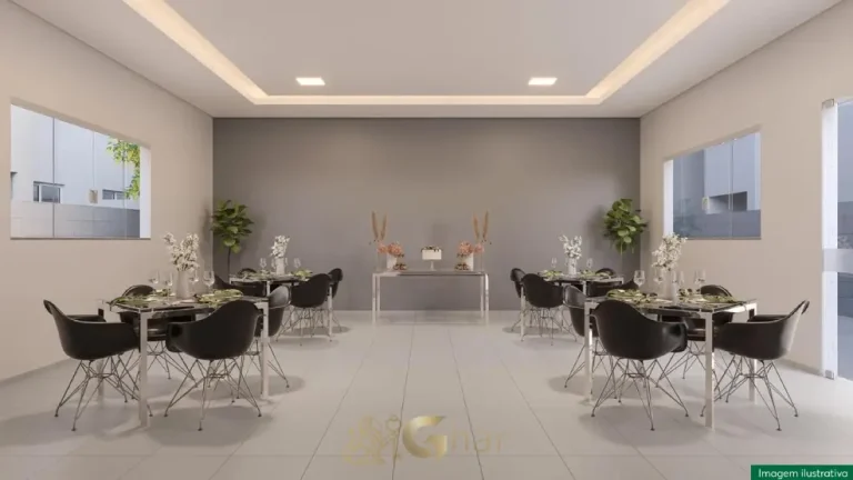 Salão de festas do condomínio San Miller no Jaçanã, Zona Norte de São Paulo