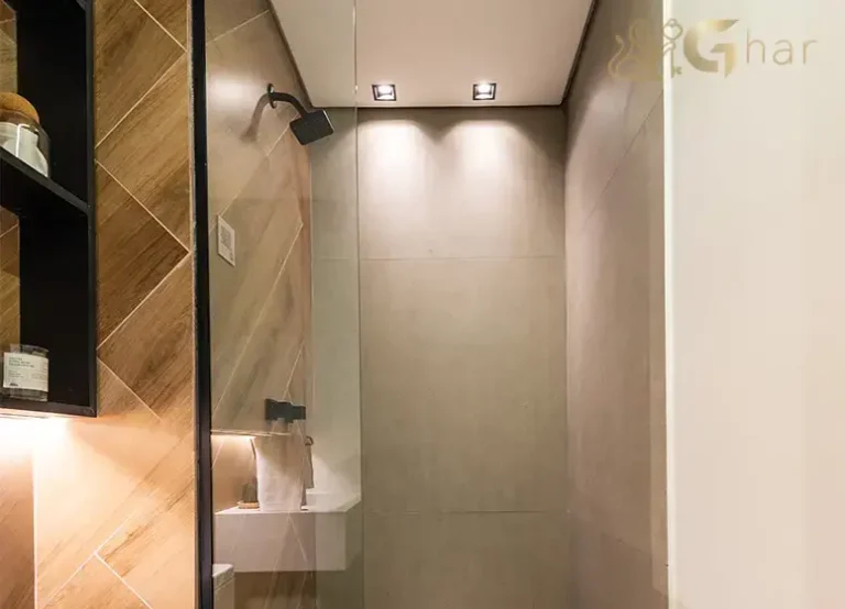 Banheiro Planejado Do Apartamento Decorado 66,93m² Sphera Panamby