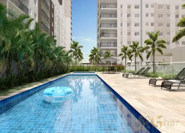 Piscina Do Condomínio Sphera Panamby Em São Paulo