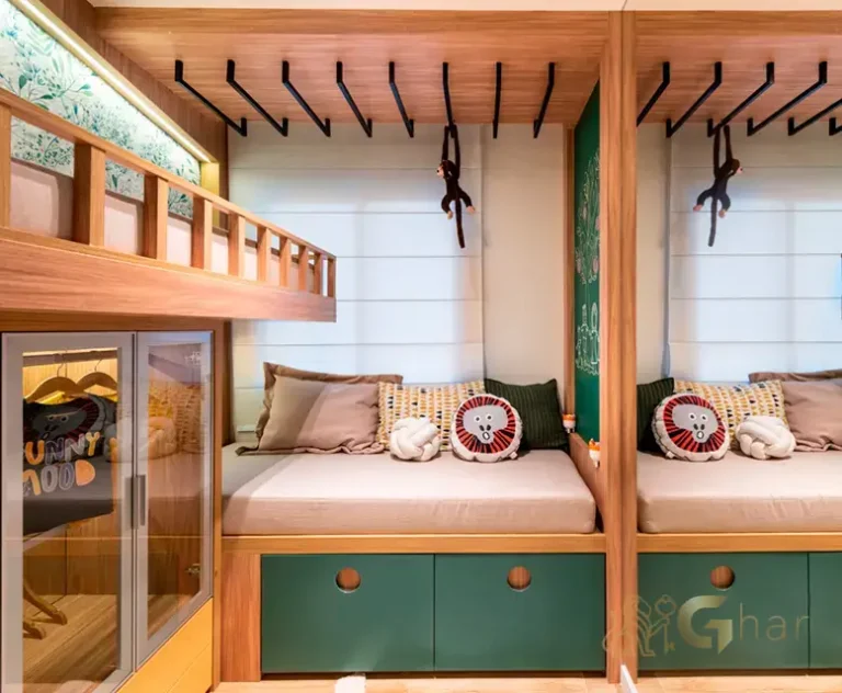 Quarto infantil decorado no Sppace Jardim Botânico Cursino