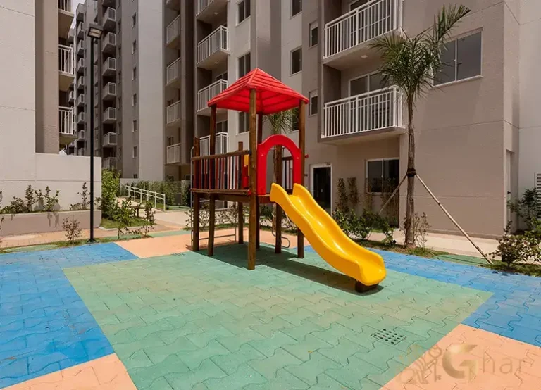 Playground infantil do Sppace Jardim Botânico Cursino