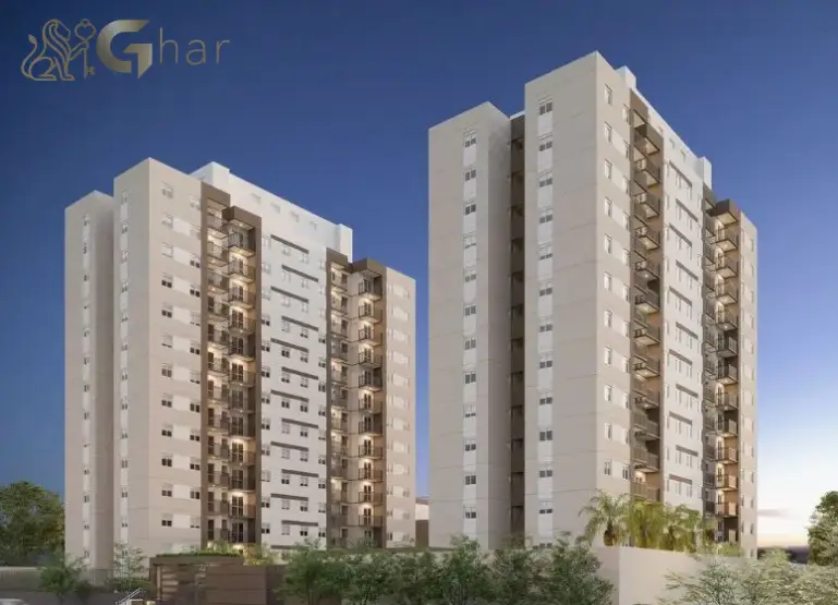 Fire place do condomínio Unni by Plano&Plano Felicitá no Limão