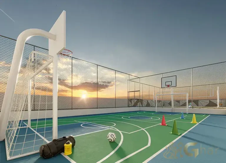 Quadra esportiva do condomínio Unni by Plano&Plano Felicitá no Limão