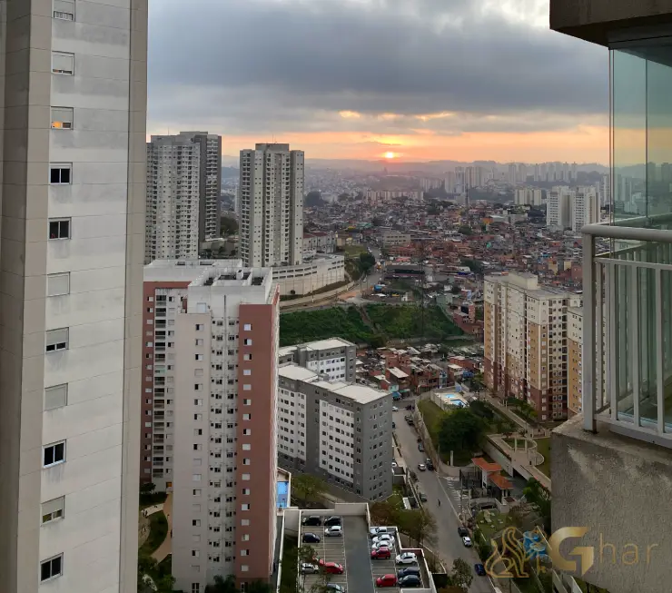 Vista panorâmica do bairro Vila Andrade, na Zona Sul de São Paulo, com prédios residenciais e áreas urbanas