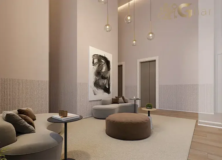 Hall social do Viz by Plano&Plano em Santo Amaro com design moderno e acolhedor