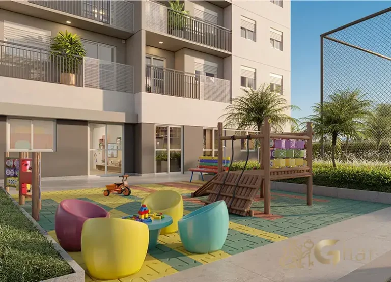 Playground do Viz by Plano&Plano em Santo Amaro com área segura para crianças