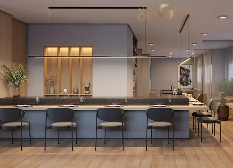 Salão de festas do Viz by Plano&Plano em Santo Amaro com espaço para eventos e comemorações