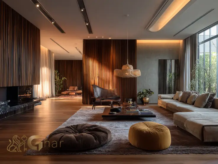 Ambiente integrado de salas em apartamento decorado no bairro Santana São Paulo