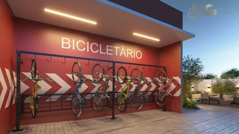 Bicicletário em condomínio residencial no bairro Santana Zona Norte de São Paulo