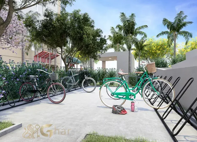 Bicicletário do condomínio Plano&Guaianases no bairro Guaianases em São Paulo