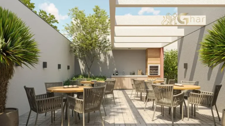 Churrasqueira em condomínio com lazer em apartamentos no bairro Santana São Paulo