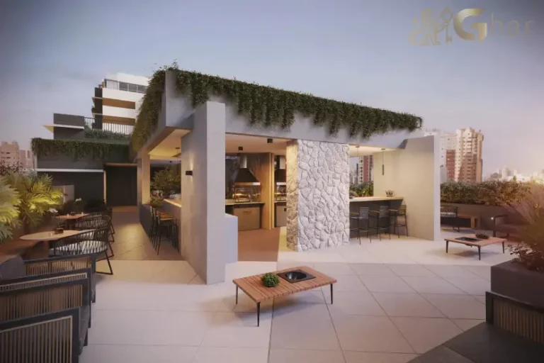 Churrasqueira em condomínio com lazer em apartamentos no Santana São Paulo