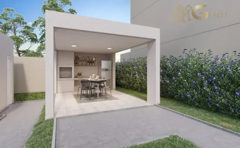 Churrasqueira em condomínio com lazer em apartamentos no Belém São Paulo