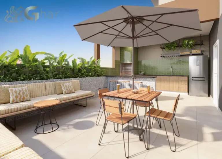 Área de churrasqueira em condomínio residencial no Brás Zona Centro de São Paulo