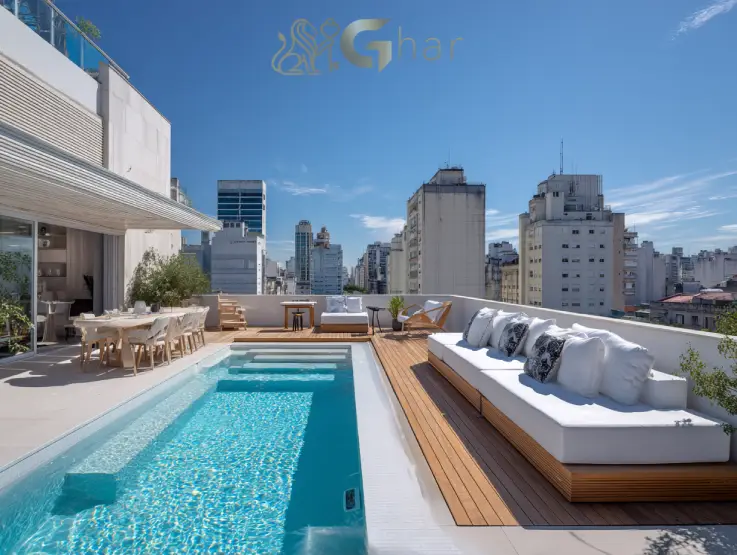 Cobertura em Santana São Paulo com área externa privativa e vista da Zona Norte