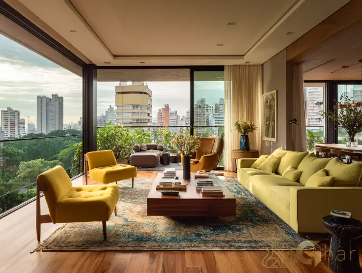 Apartamento de alto padrão em São Paulo construído por incorporadora com atuação no mercado imobiliário paulistano