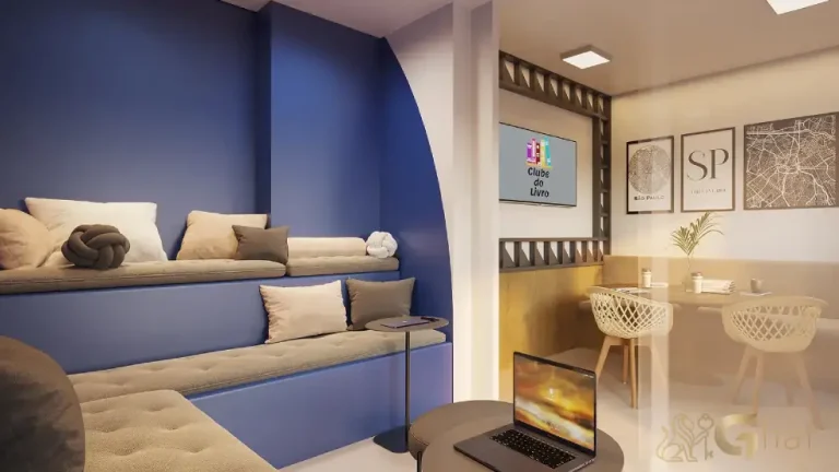 Coworking em condomínio com lazer em apartamentos no bairro Campos Elíseos São Paulo