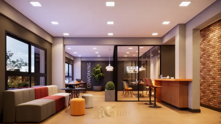 Coworking do condomínio Smart Mix Santana no bairro Santana em São Paulo