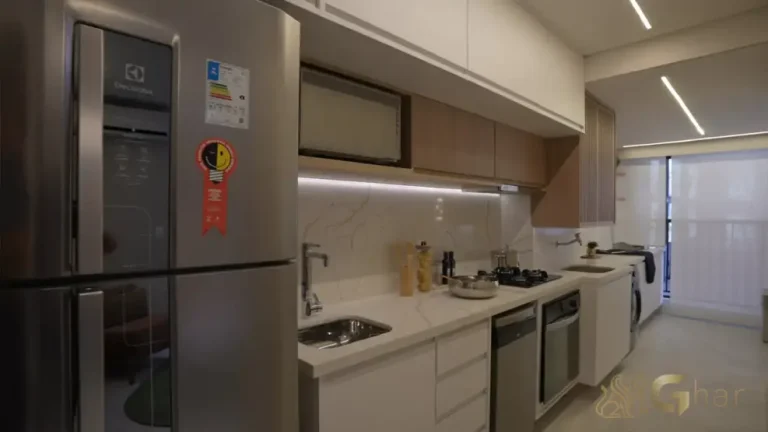 Cozinha do apartamento decorado do ix. Santana no bairro Santana em São Paulo