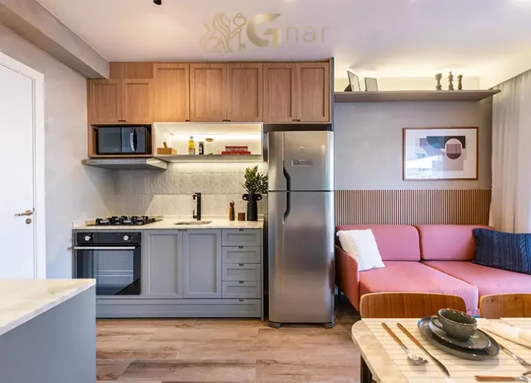 Cozinha do apartamento decorado do Plano&Mais Belém no bairro Belém em São Paulo