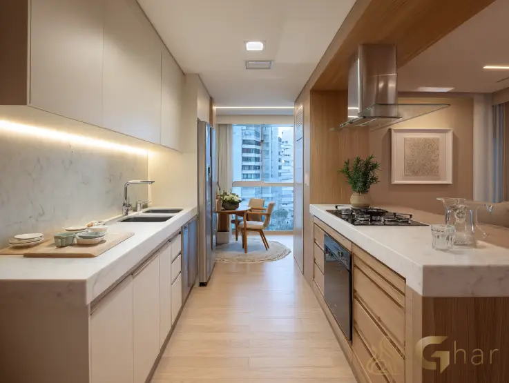 Cozinha moderna em apartamento em Santana SP com valorização crescente