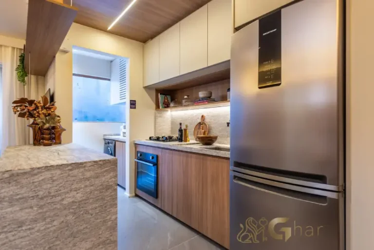 Cozinha de apartamento em condomínio residencial no Brás Zona Centro de São Paulo