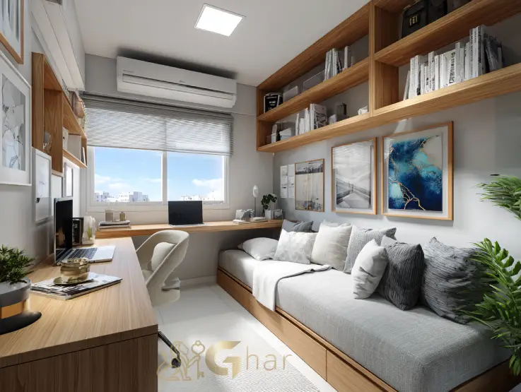 Espaço de home office em apartamento em Santana valorizado rentabilidade para locação e investimento imobiliário