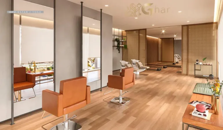 Espaço de bem-estar do condomínio Mawe Braz Leme no bairro Santana em São Paulo