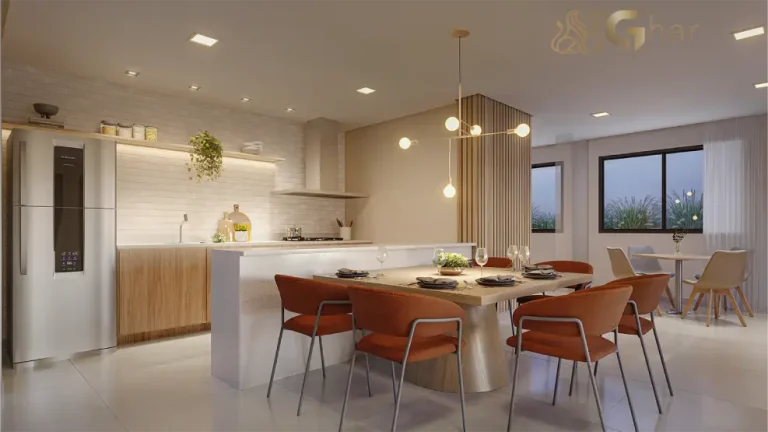 Espaço gourmet do condomínio Altos Home Club Santana no bairro Santana em São Paulo