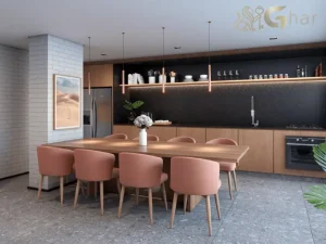 Espaço gourmet em condomínio com lazer em apartamentos no Jardim São Paulo São Paulo