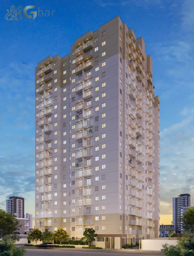 Fachada do condomínio Centro&Santa Cecília no bairro Campos Elíseos em São Paulo