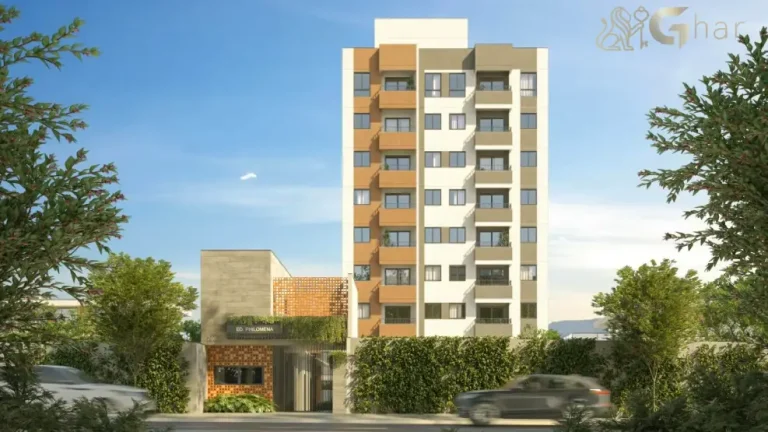 Fachada de condomínio com apartamentos no bairro Santana São Paulo