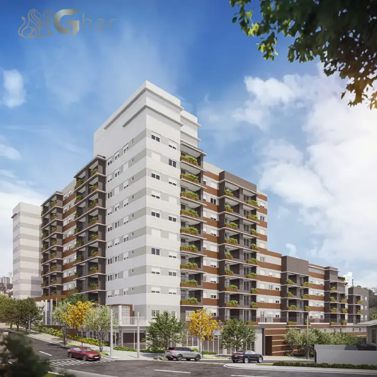 Fachada do condomínio ix. Santana no bairro Santana em São Paulo