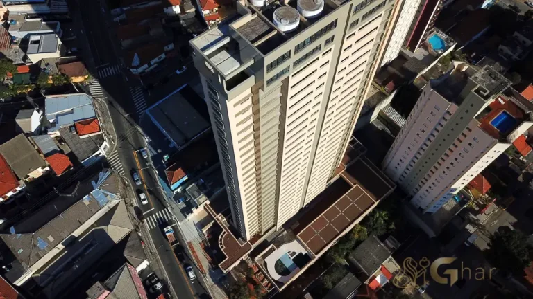 Fachada do condomínio Life Club Personal no bairro Santana em São Paulo