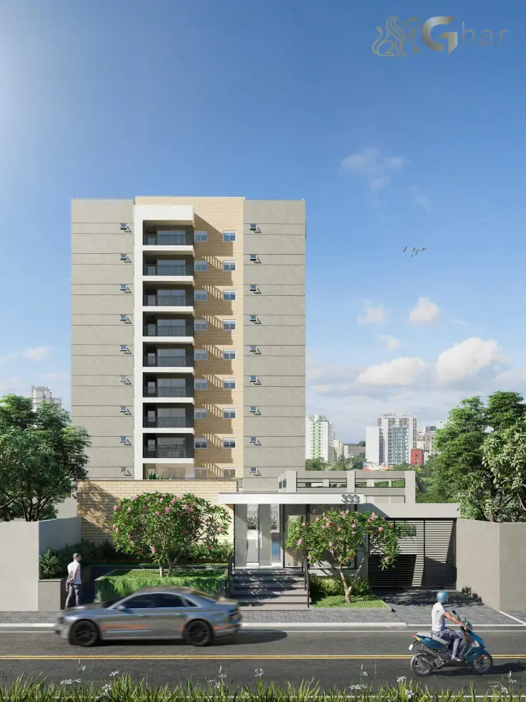 Fachada de apartamentos no bairro Santana São Paulo do condomínio Onix Altos de Santana Prime