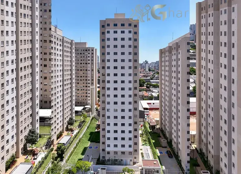 Fachada de condomínio residencial no Cambuci Zona Centro de São Paulo